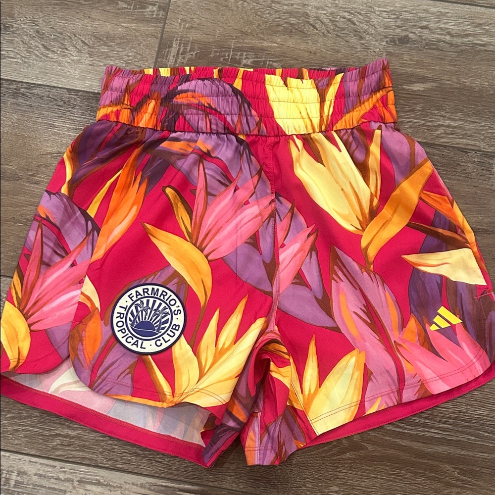 FARM Rio Women's Vibrant Floral Athletic Shorts